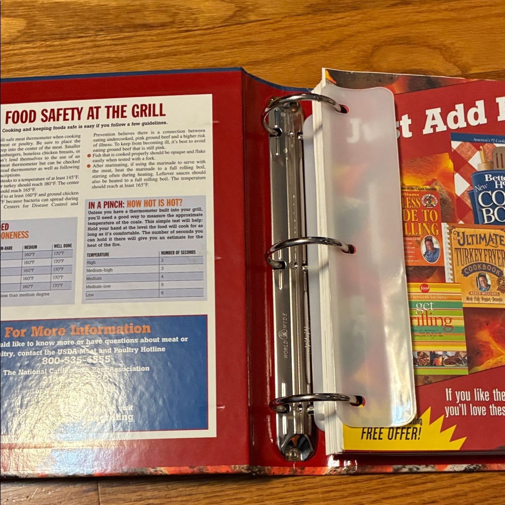 Better Homes and Gardens New Grilling Book 3 Ring Hardcover Cookbook - Picture 4 of 10